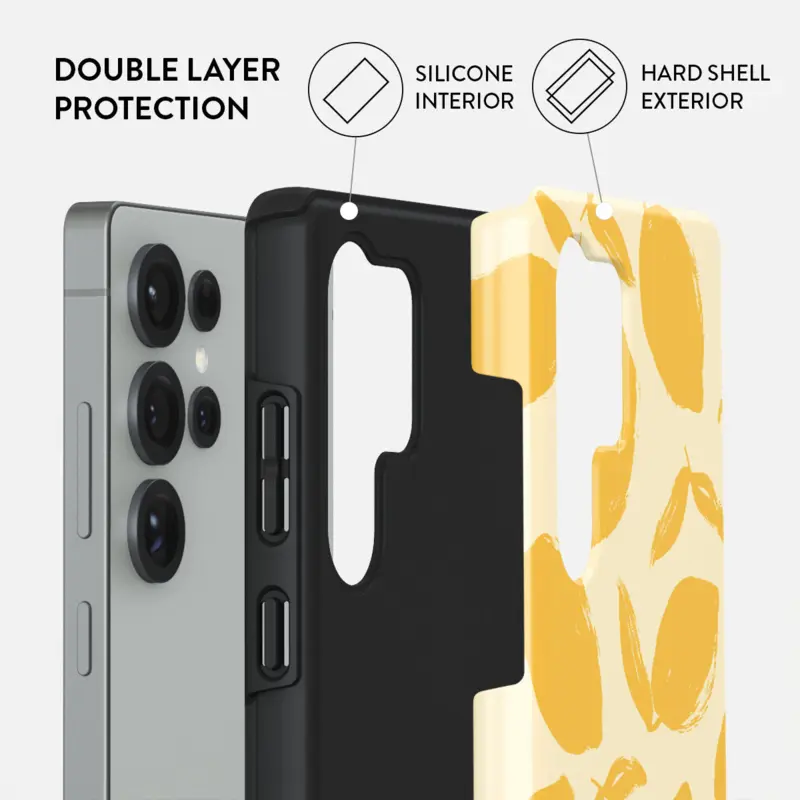 Burga Lemon Tart - Samsung Galaxy S25 Tough Skyddsskal - 2995922