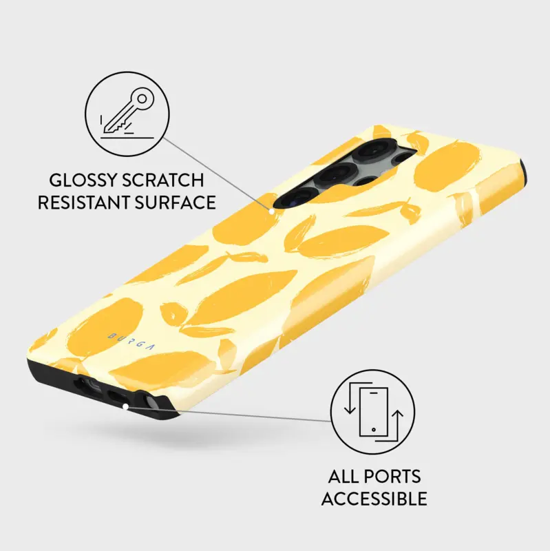 Burga Lemon Tart - Samsung Galaxy S25 Tough Skyddsskal - 2995922