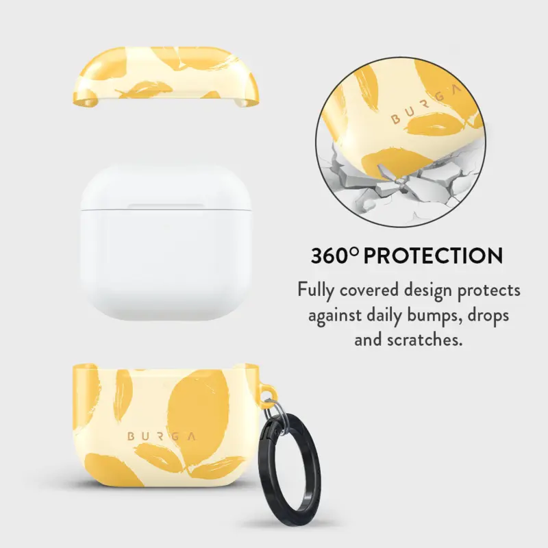 Burga Lemon Tart - Apple AirPods 4 & AirPods 4 ANC Skyddsfodral - 2999524
