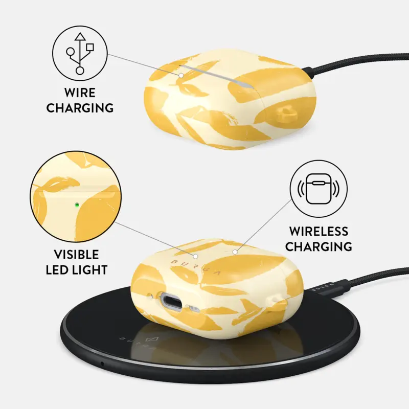 Burga Lemon Tart - Apple AirPods 4 & AirPods 4 ANC Skyddsfodral - 2999524
