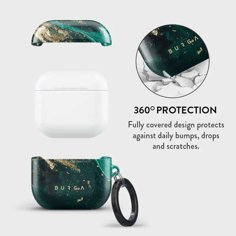 Burga Emerald Pool - Apple AirPods 4 & AirPods 4 ANC Skyddsfodral - 2999574