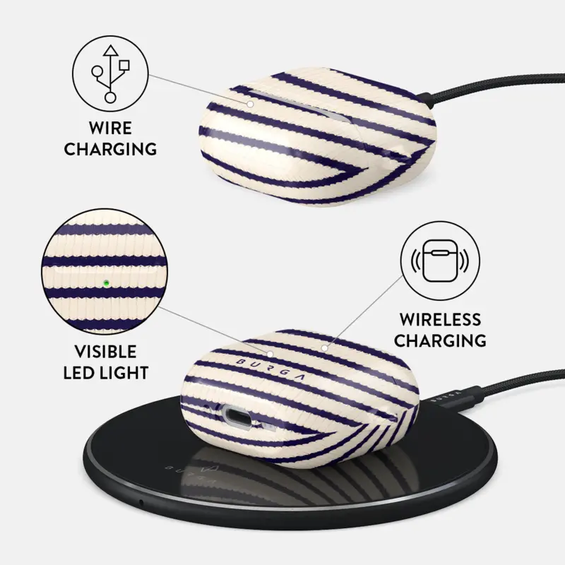 Burga Old Money - Apple AirPods 4 & AirPods 4 ANC Skyddsfodral - 2999718