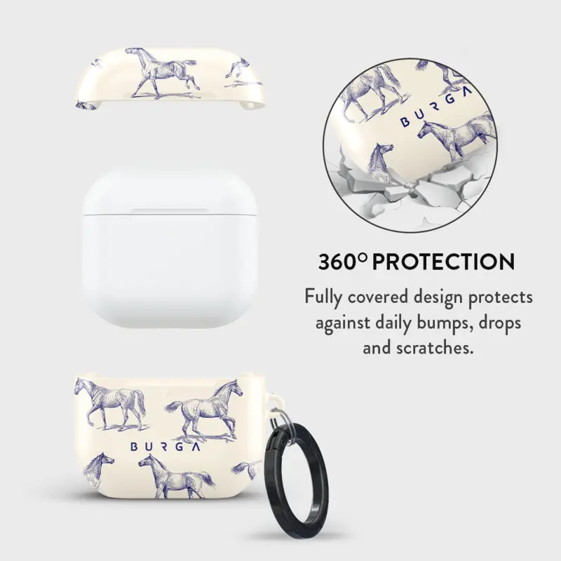 Burga Derby Race - Apple AirPods 4 & AirPods 4 ANC Skyddsfodral - 2999720