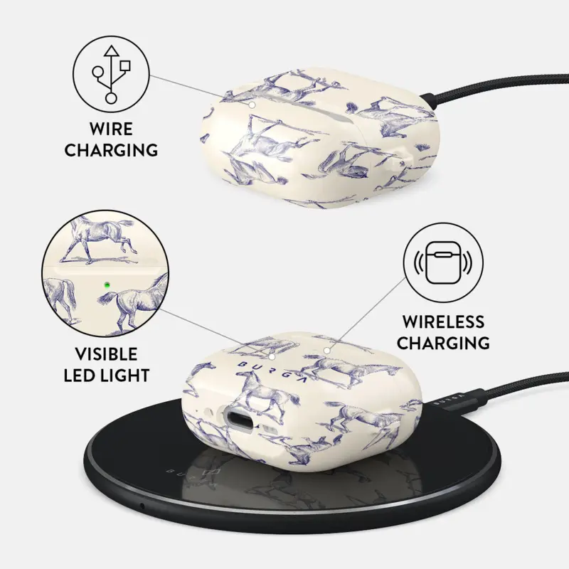 Burga Derby Race - Apple AirPods 4 & AirPods 4 ANC Skyddsfodral - 2999720