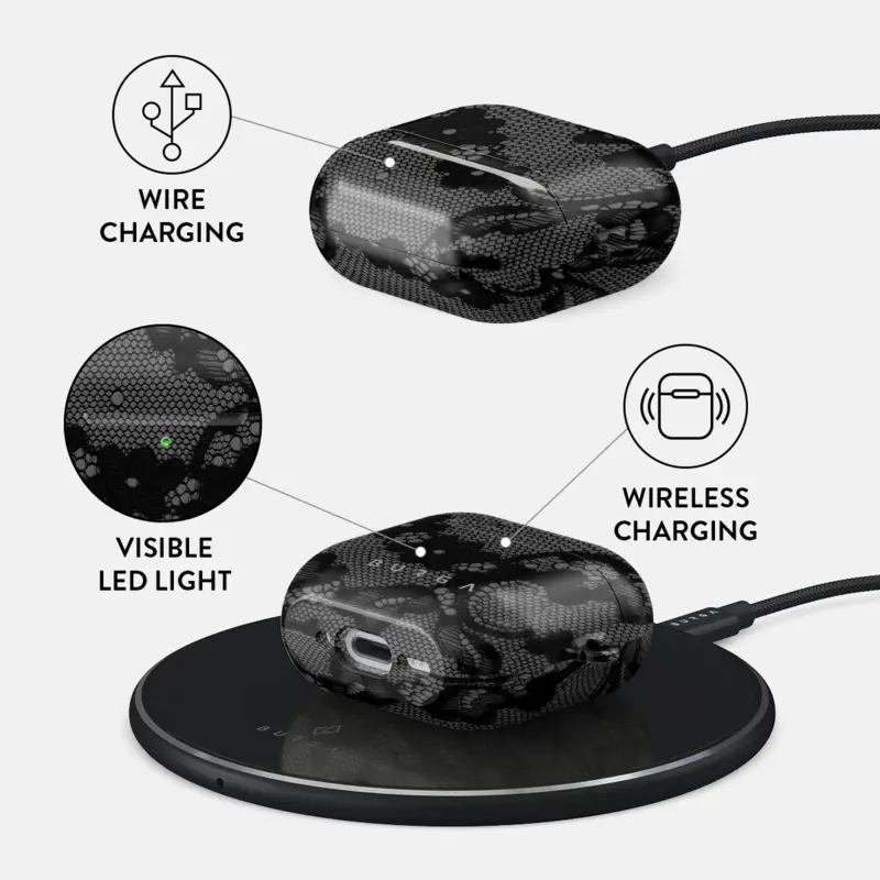 Burga Magnetic - Apple AirPods 4 & AirPods 4 ANC Skyddsfodral - 2999785