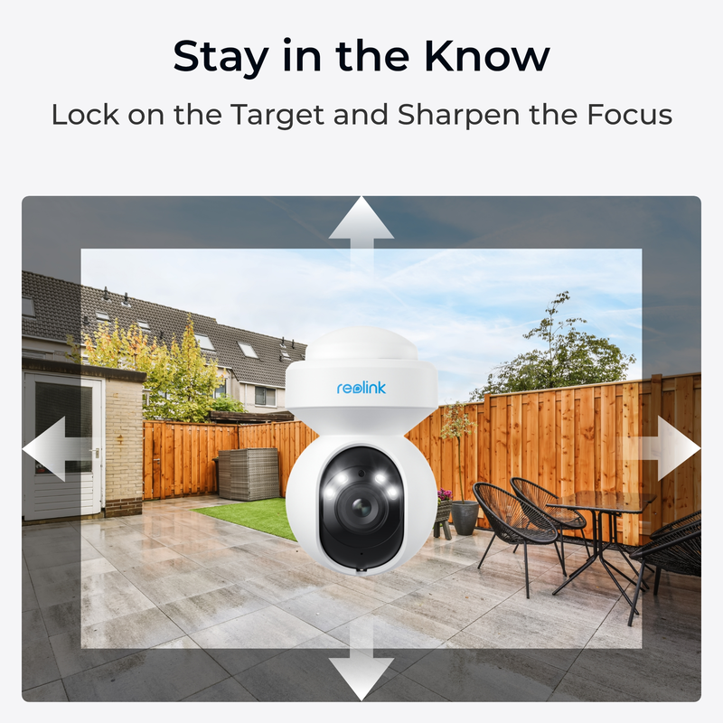 Reolink E1 Utomhus PoE (E560P) 4K PTZ PoE-kamera Vit - 3022263