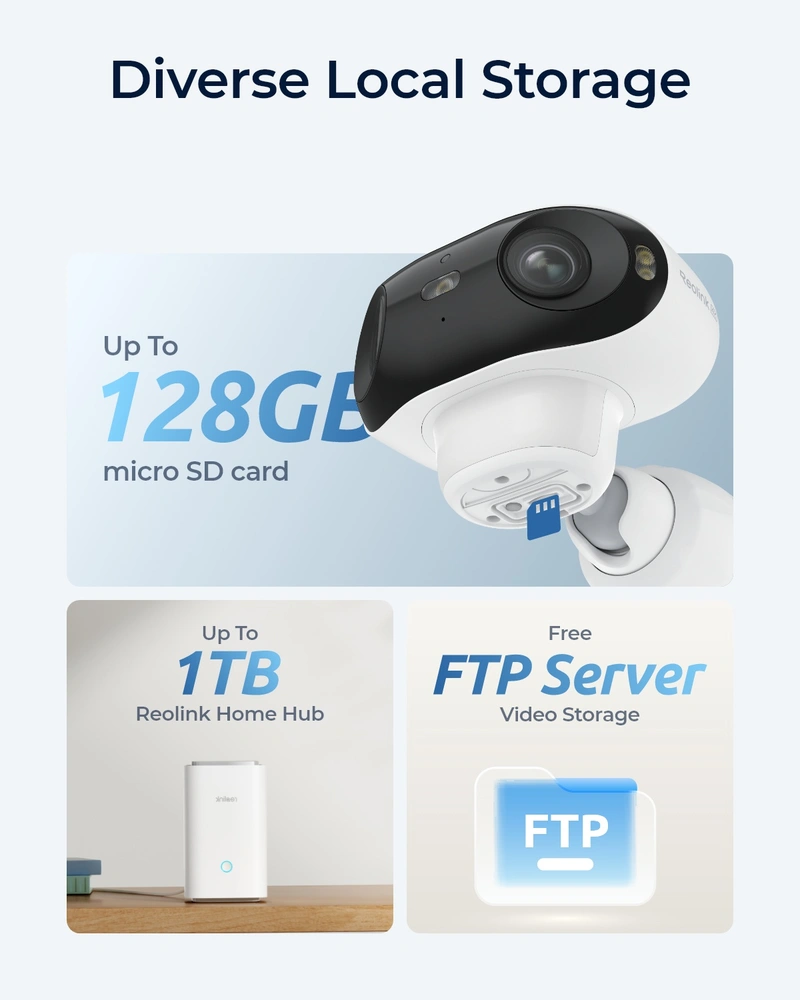 Reolink Argus 4 Pro utomhuskamera 4K färgseende vit - 3022360