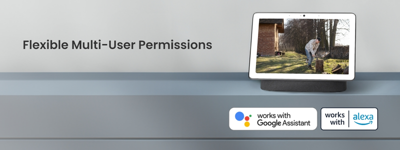 Reolink Home Hub med 2xArgus 3E batterikamera utomhus/inomhus Vit - 3022425