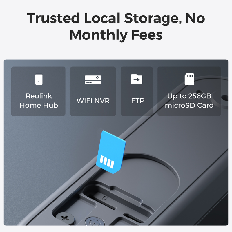 Reolink Videodörrklocka (Batteri) Smart 2K Wi-Fi Svart - 3022634