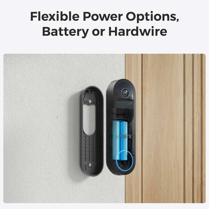 Reolink Videodörrklocka (Batteri) Smart 2K Wi-Fi Svart - 3022634