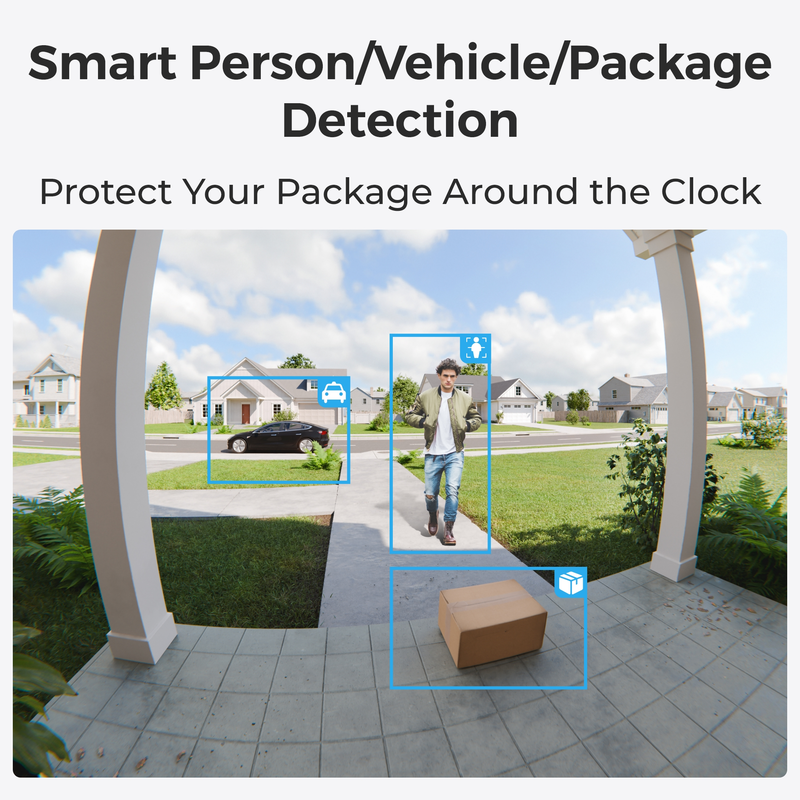 Reolink Videodörrklocka (Batteri) Smart 2K Wi-Fi Svart - 3022634