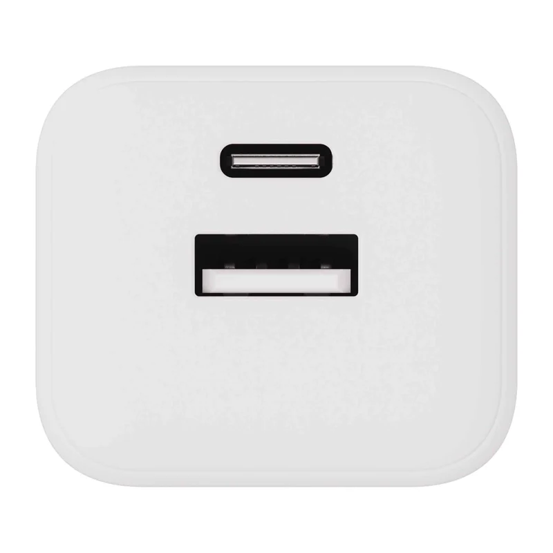 X2O 20W dubbel hemmaladdare USB-C/A GaN vit - 3401004