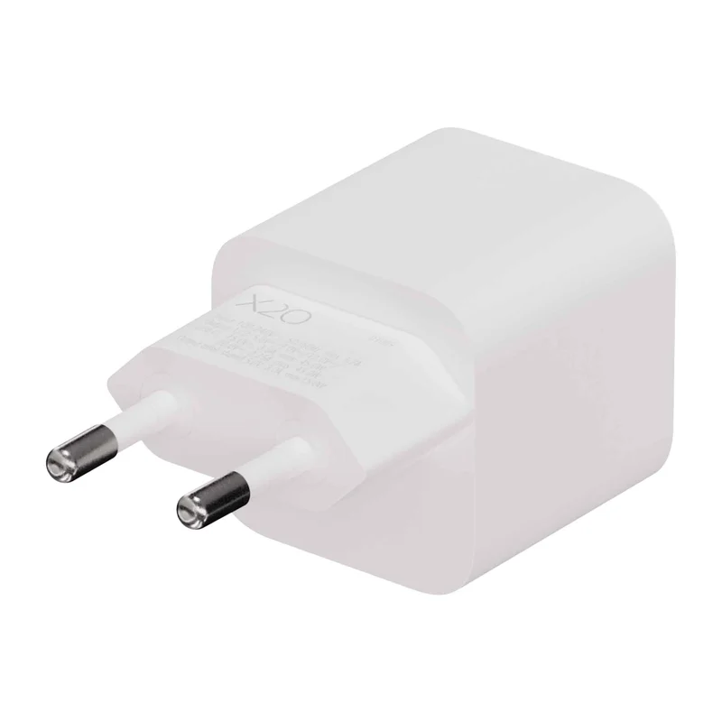 X2O 45W dubbel hemmaladdare USB-C/C GaN vit - 3401009