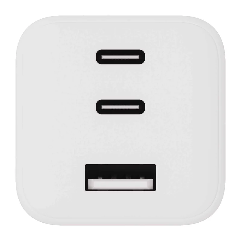 X2O 65W trippel hemmaladdare USB-C/C/A GaN vit - 3401010