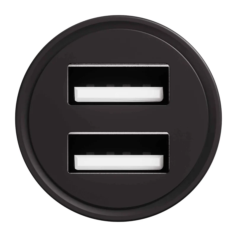 X2O 2x12W dubbel billaddare USB-A/A svart - 3401012