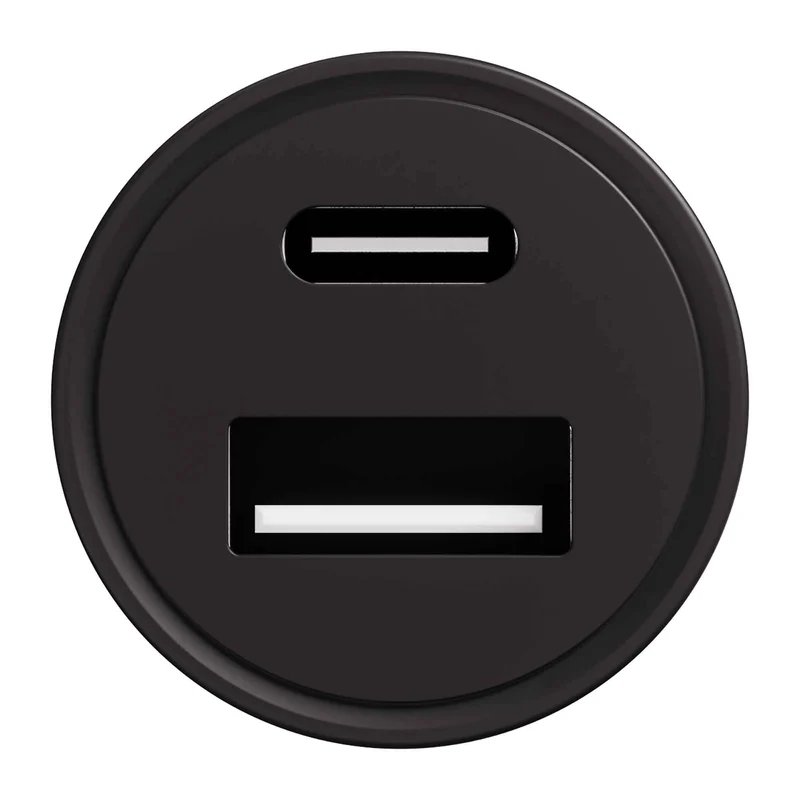 X2O 30W dubbel billaddare USB-C/A svart - 3401013