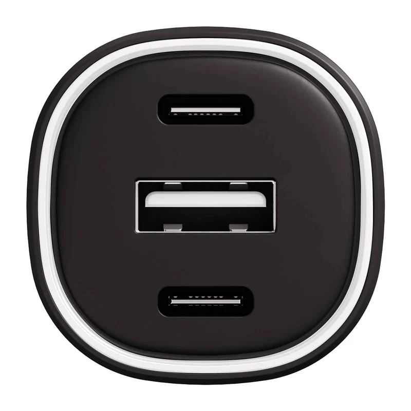 X2O 60W trippel billaddare USB-C/C/A Svart - 3401014