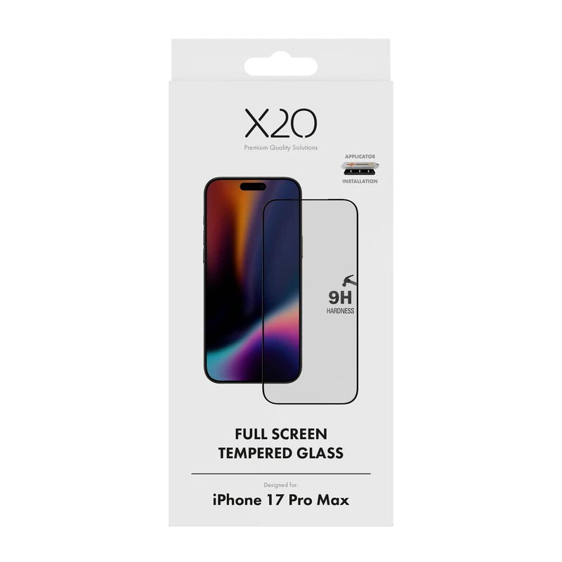 X2O Full Screen Skyddsglas Apple iPhone 17 Pro Max - 3410002