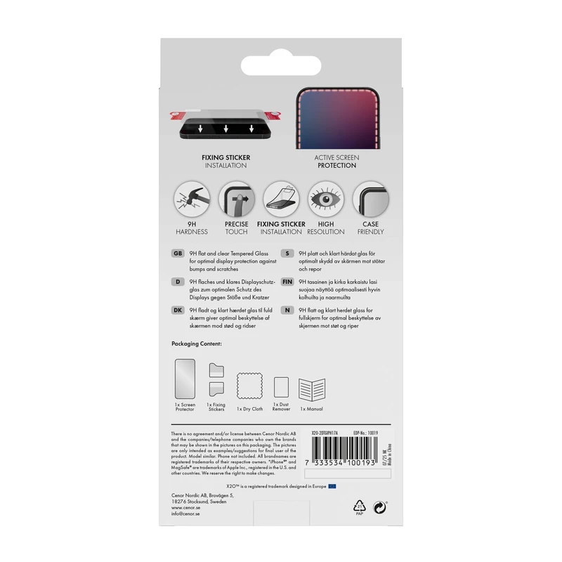 X2O Skyddsglas Apple iPhone Air - 3410019