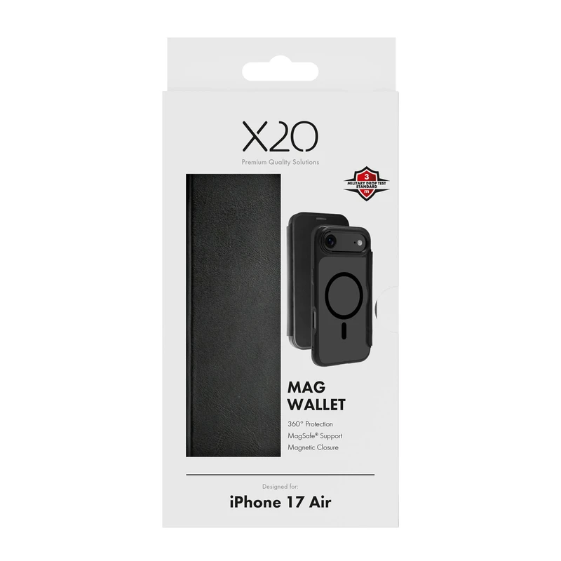 X2O Mag Wallet Plånboksfodral Apple iPhone Air Svart - 3410021
