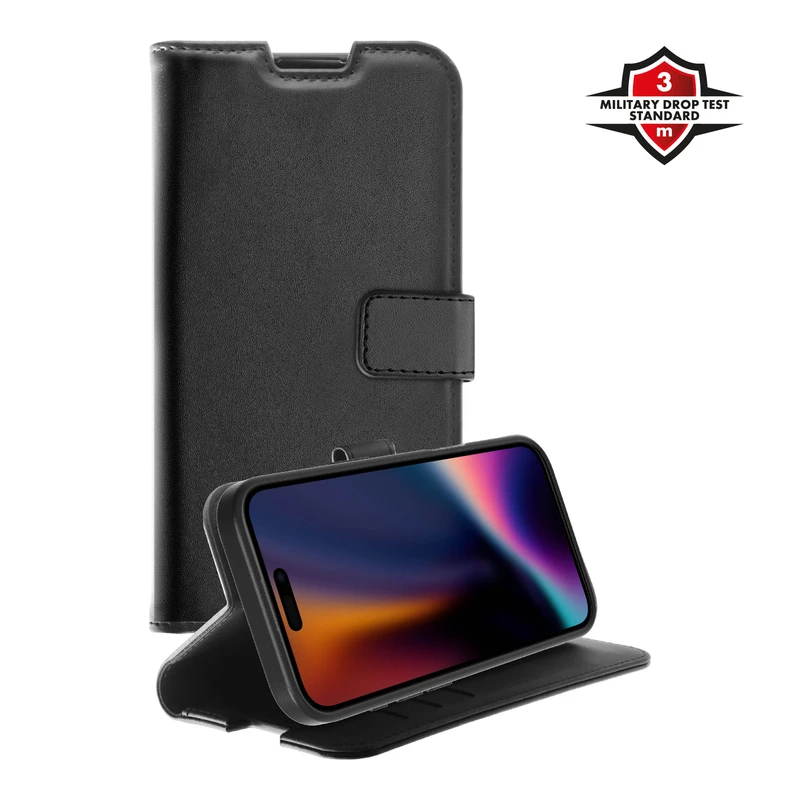 X2O Classic Wallet Plånboksfodral Apple iPhone 17 Svart - 3410034