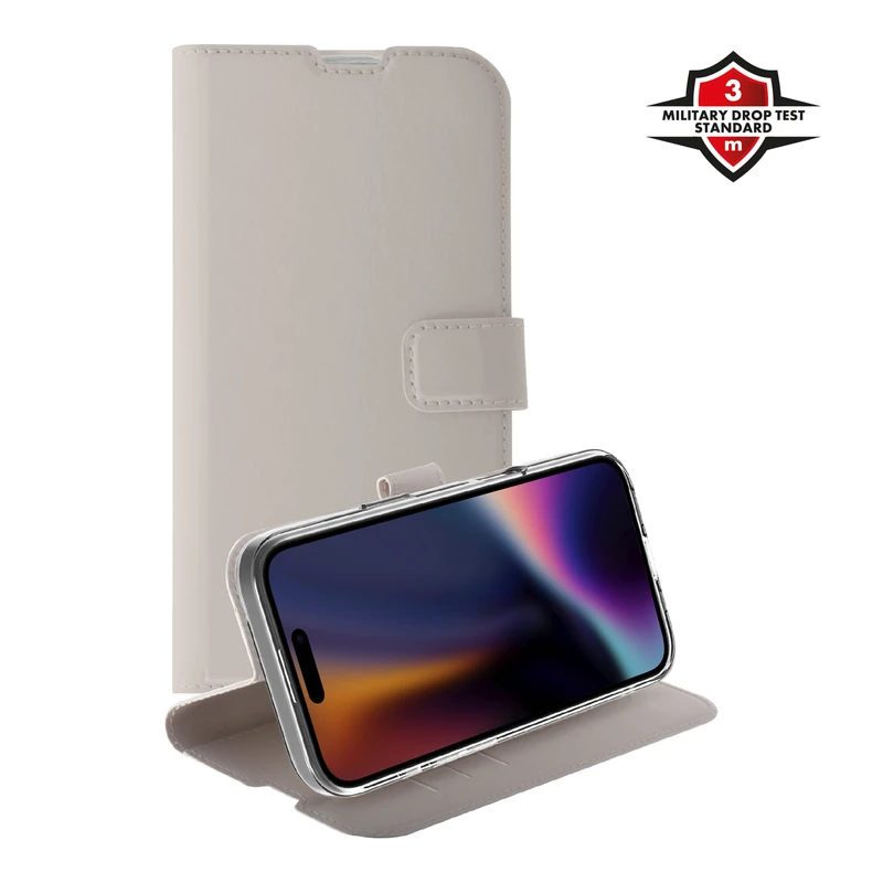 X2O Classic Wallet Plånboksfodral Apple iPhone 17 Greige - 3410035