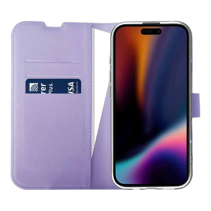 X2O Classic Wallet Plånboksfodral Apple iPhone 17 Lavender - 3410037