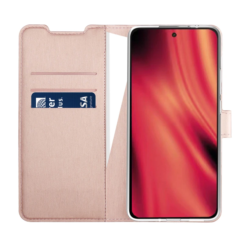 X2O Classic Wallet Plånboksfodral OnePlus Nord CE5 Rose Gold - 3410055