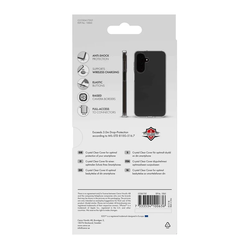 Crystal Clear Skal Samsung Galaxy A17 5G Klar - 3410063