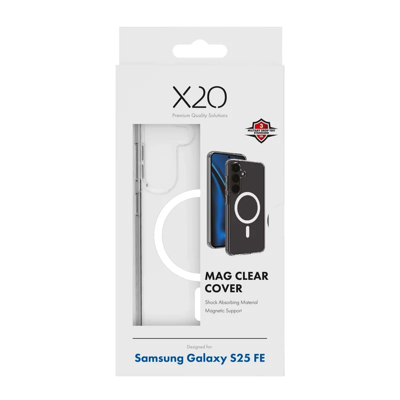 X2O Mag Clear Skal Samsung Galaxy S25 FE Klar - 3410066