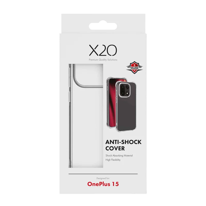 X2O Anti-Shock Skal OnePlus 15 Klar - 3410108