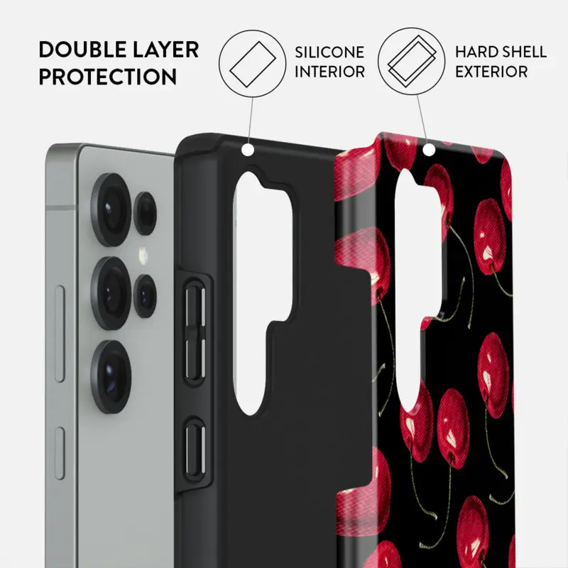 Burga Cherrybomb - Samsung Galaxy S25 Tough Skyddsskal - 4101389