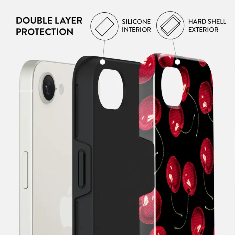 Burga Cherrybomb - Apple iPhone 17e/16e Tough Skyddsskal - 4103589