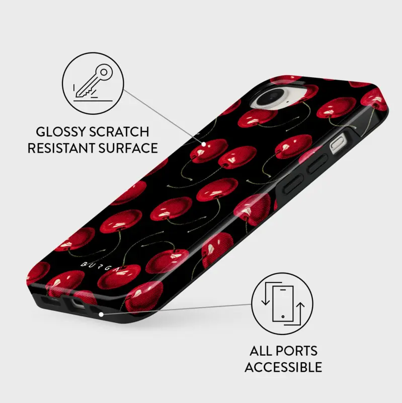 Burga Cherrybomb - Apple iPhone 17e/16e Tough Skyddsskal - 4103589