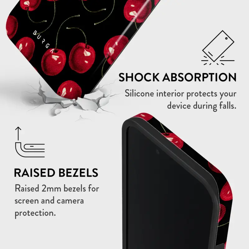 Burga Cherrybomb - Apple iPhone 17e/16e Tough Skyddsskal - 4103589