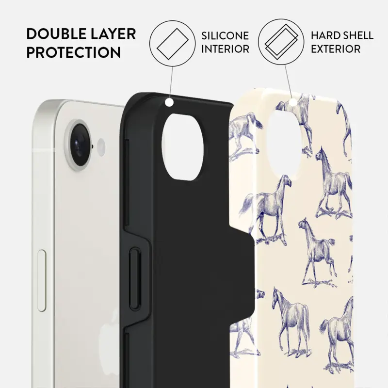 Burga Derby Race - Apple iPhone 17e/16e Tough Skyddsskal - 4103633