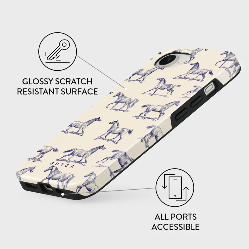 Burga Derby Race - Apple iPhone 17e/16e Tough Skyddsskal - 4103633