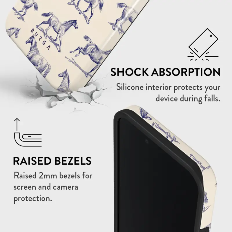 Burga Derby Race - Apple iPhone 17e/16e Tough Skyddsskal - 4103633