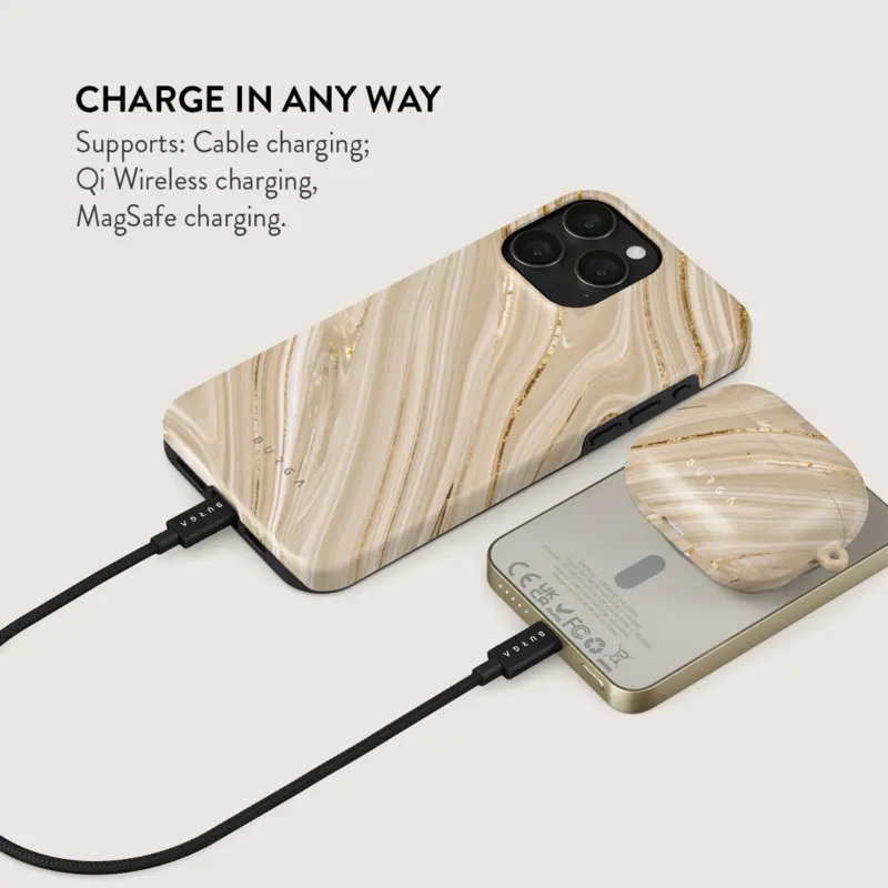 Burga Full Glam - MagSafe Power Bank 5000 mAh Guld - 4108357