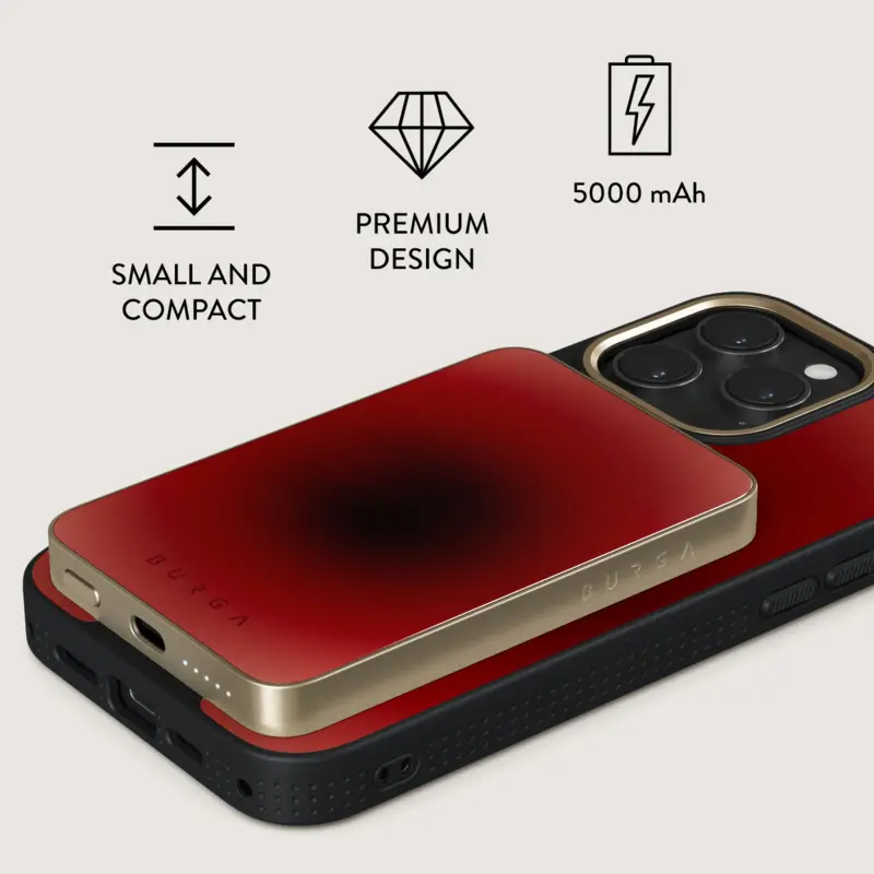 Burga No Talking - MagSafe Power Bank 5000 mAh Guld - 4108579