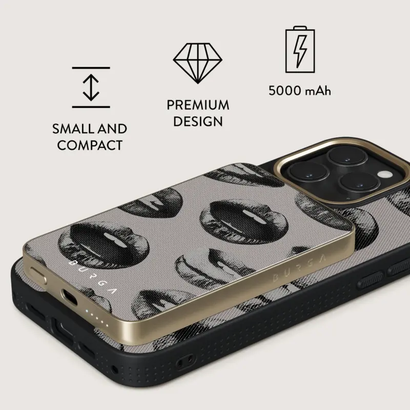 Burga Next Mistake - MagSafe Power Bank 5000 mAh Guld - 4108583