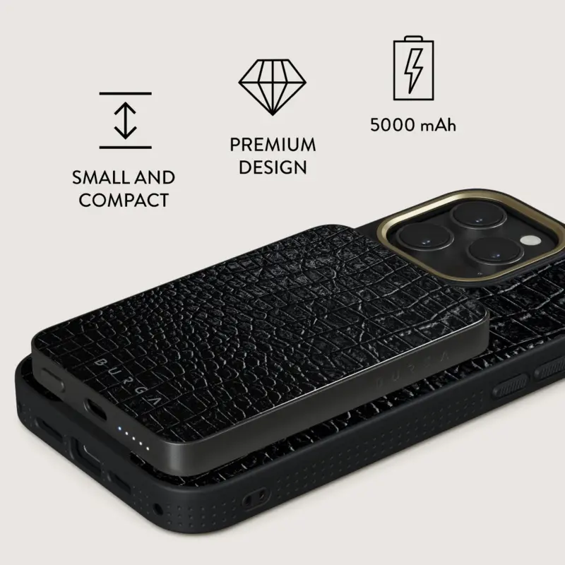 Burga Reaper's Touch - MagSafe Power Bank 5000 mAh Metallgrå - 4108754