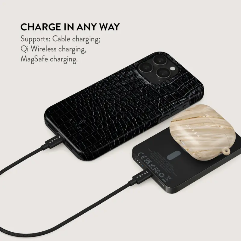 Burga Reaper's Touch - MagSafe Power Bank 5000 mAh Metallgrå - 4108754