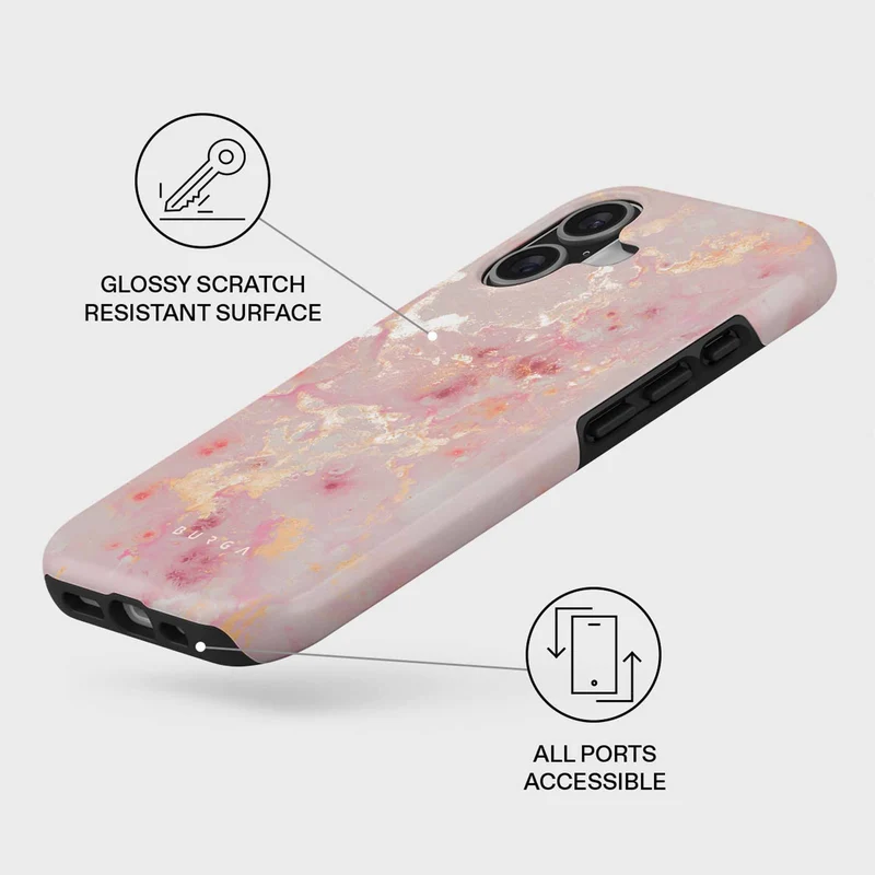 Burga Golden Coral - Apple iPhone 17 Tough MagSafe Skyddsskal - 4139675