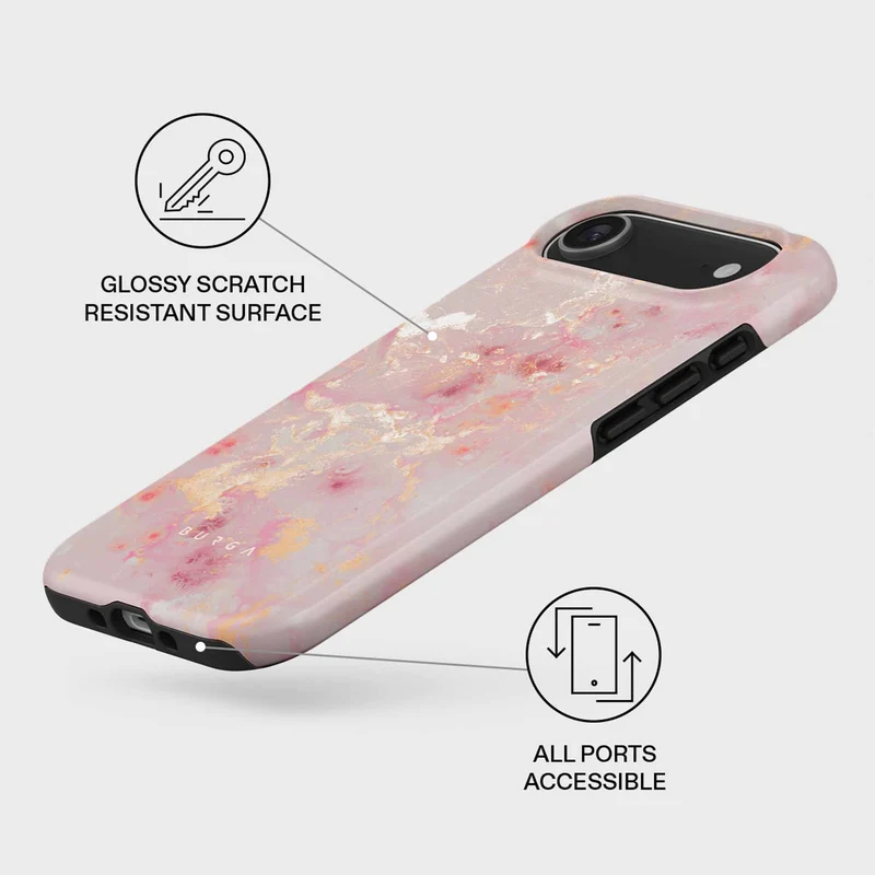 Burga Golden Coral - Apple iPhone Air Tough MagSafe Skyddsskal - 4139679