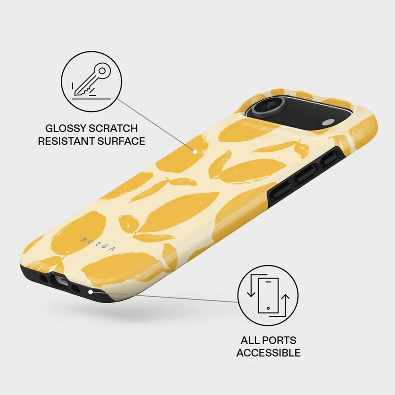 Burga Lemon Tart - Apple iPhone Air Tough MagSafe Skyddsskal - 4142235