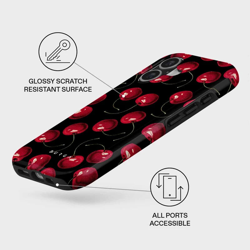 Burga Cherrybomb - Apple iPhone 17 Tough MagSafe Skyddsskal - 4143461