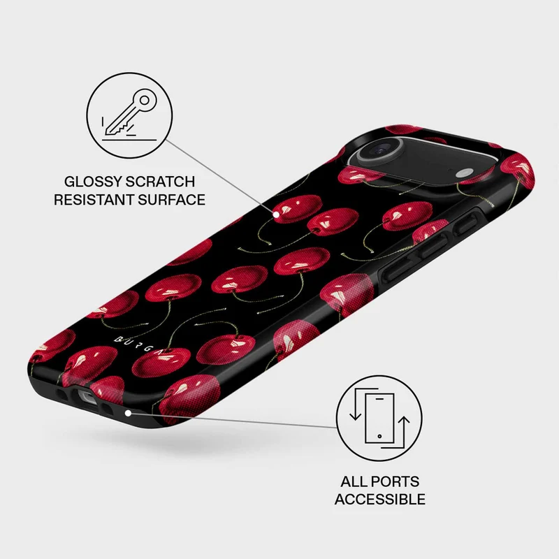 Burga Cherrybomb - Apple iPhone Air Tough MagSafe Skyddsskal - 4143467