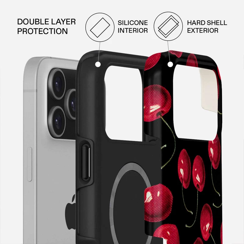 Burga Cherrybomb - Apple iPhone 17 Pro Tough MagSafe Skyddsskal - 4143471