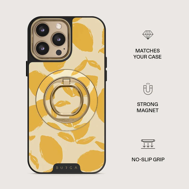 Burga Lemon Tart - Magnetisk Ringhållare Guld - 4153253